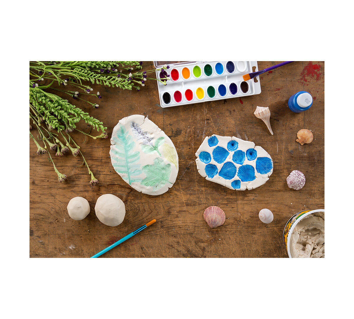 Clay Imprints, DIY Air Dry Clay Craft Kit Crayola