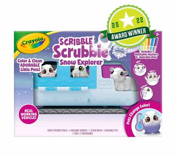 Crayola Scribble Scrubbie Pets Mega Set 2.0, Color & Wash Toy, Gift for Kids, Beginner Unisex Child, Size: Regular