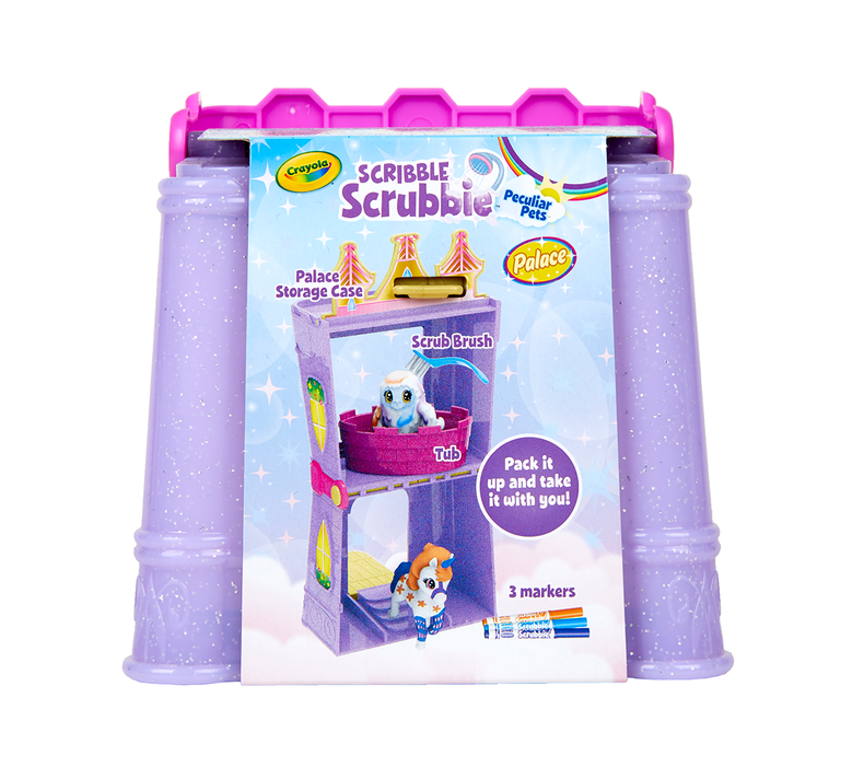 Crayola 74-7430-E-000 Washimals Peculiar Zoo Playset