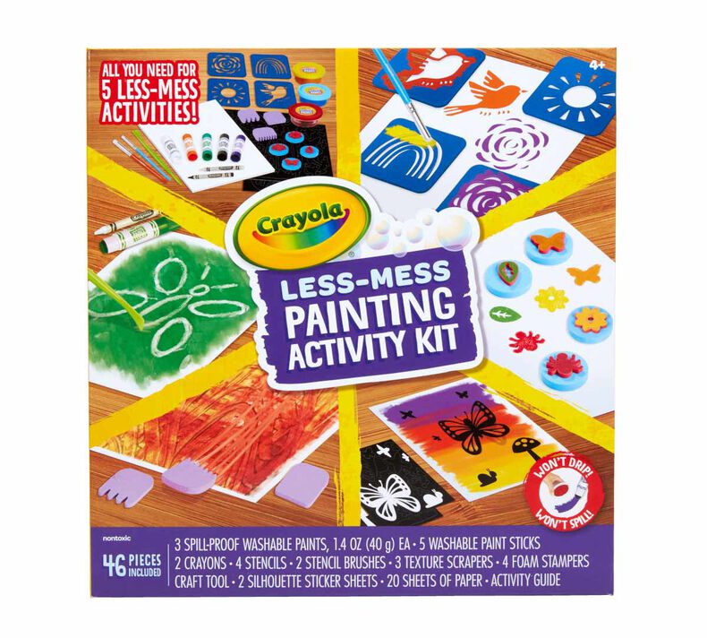 Crayola Spill Proof Paint Set - A2Z Science & Learning Toy Store