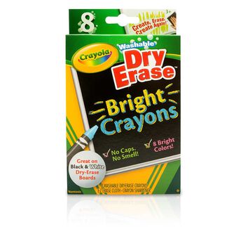 Dry-Erase Bright Crayons