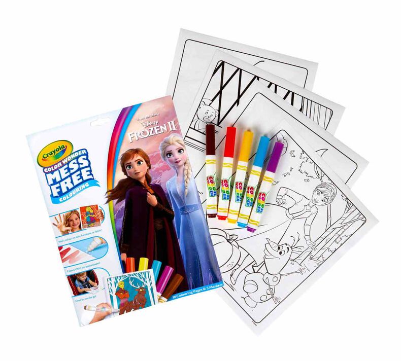 Color Wonder Mess Free Frozen 2 Coloring Pages & Markers