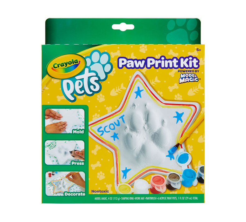 Crayola Pets Paw Print Keepsake Kit, Star