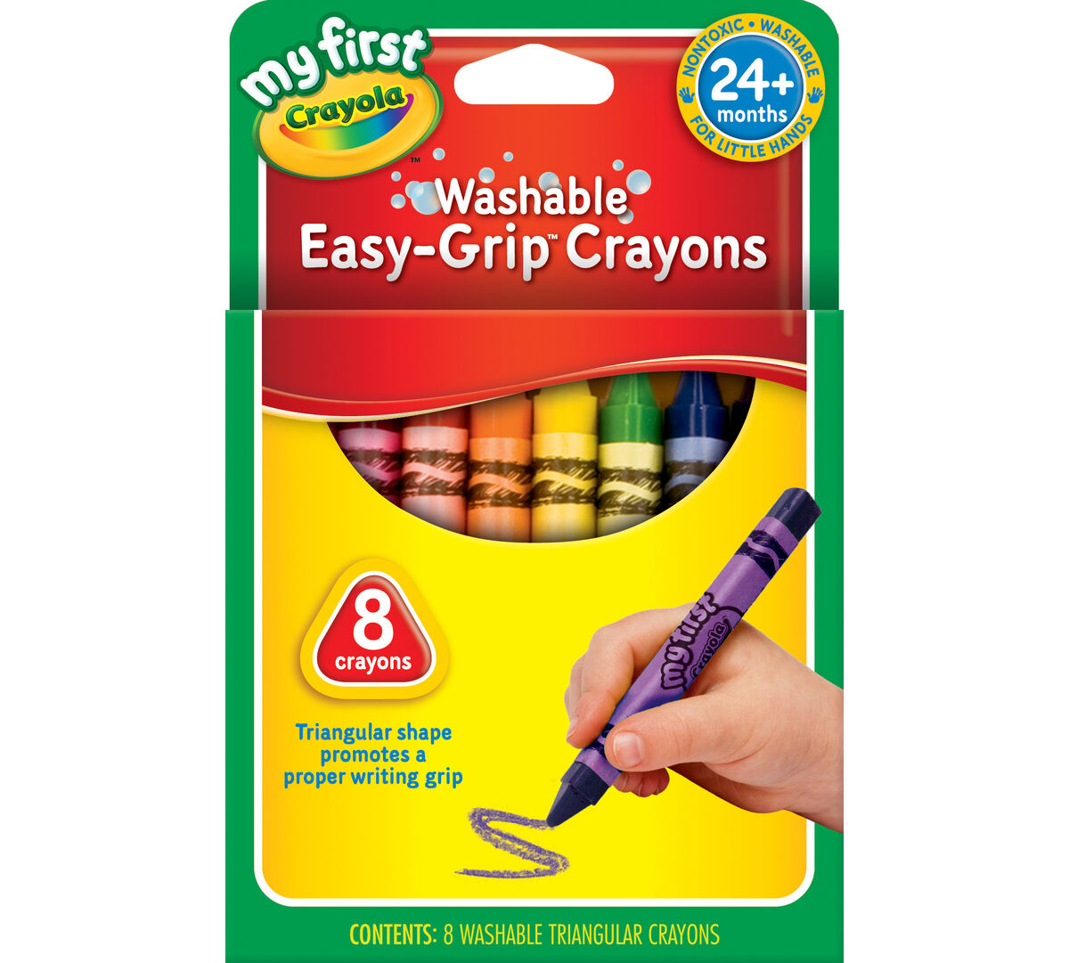My First Easy Grip Crayons 8 ct.