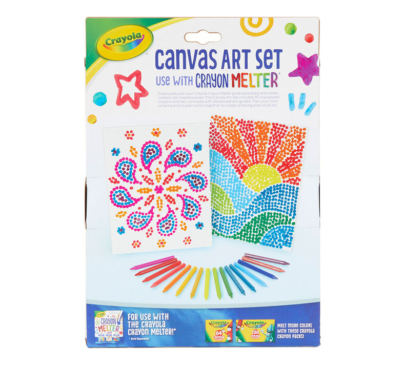 Crayon Melter Canvas Pixel Art Kit
