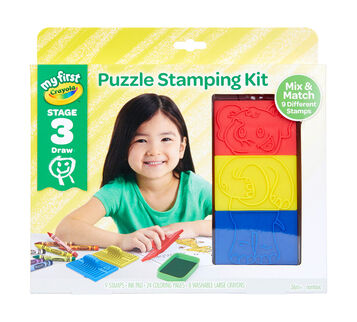 My First Crayola Stage 3 Puzzle Stampers Front View of Package