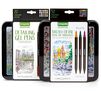 Signature Gel Pens and Brush & Detail Markers Set