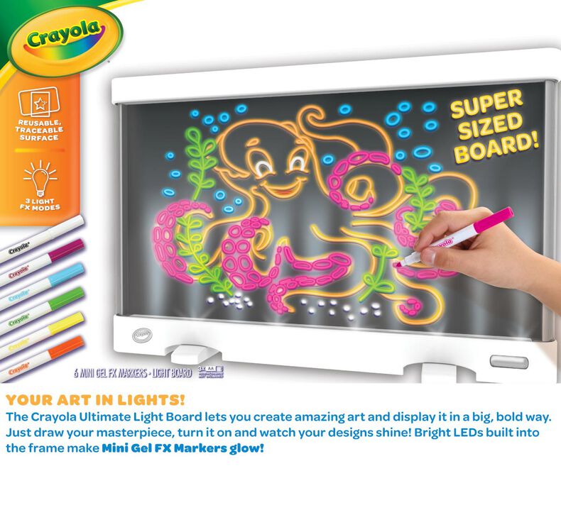 Crayola Ultimate Light Board Drawing Set, 1 ct - City Market