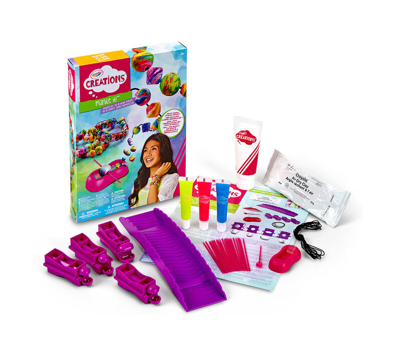 Crayola Creations Marbling It! Jewelry Kit