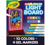 Multi-Color Light Board. 10 colors, 4 Gel Markers