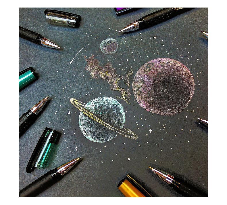 Signature Gel Pens & Colored Pencils Set