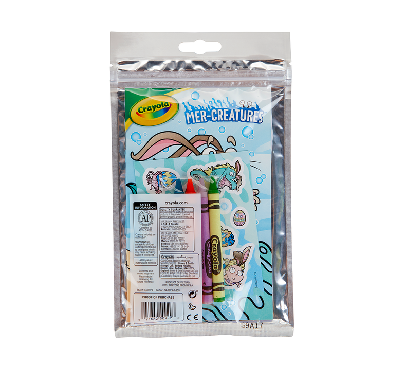 Mer-Creatures Easter Coloring Pack