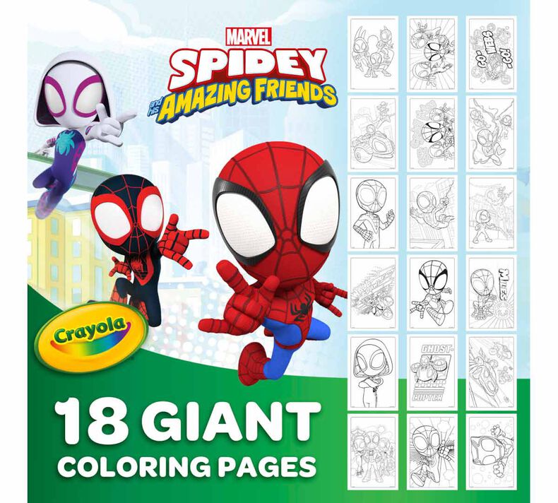 Spidey & His Amazing Friends Giant Coloring Pages | Crayola