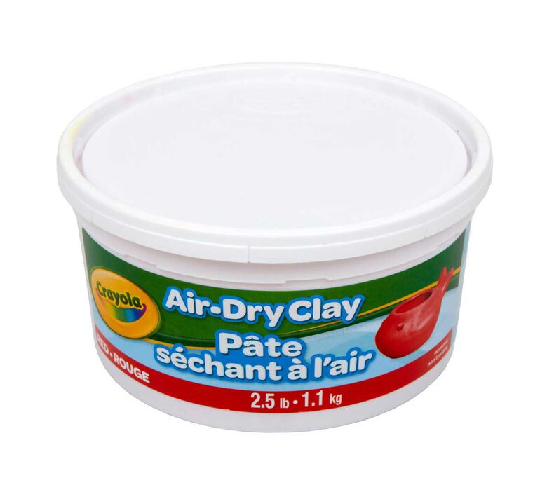  Crayola 575050 Air-Dry Clay, White, 2-1/2 lb. Bucket
