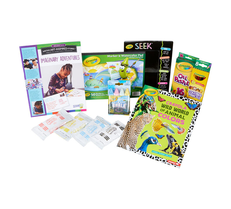 creatED® Family Engagement Kits, Writing Art-Inspired Stories: Grades 3-5: Imaginary Adventures