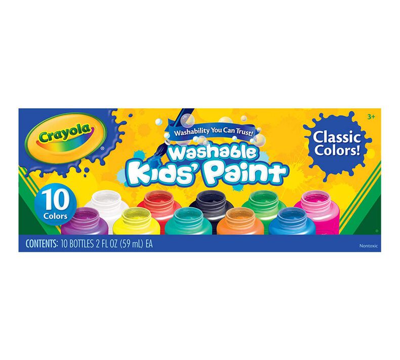 Washable Kids Paint, 10 Count