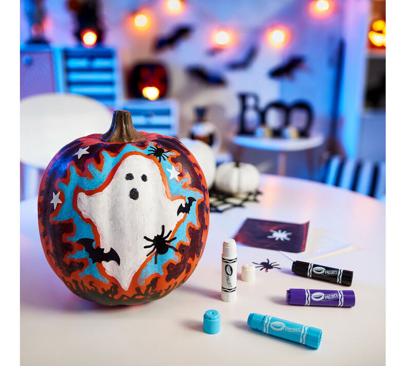 Galaxy No Carve Pumpkin Decorating Kit for Kids, Crayola.com
