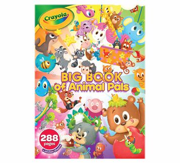Big Book of Animal Pals Coloring Book, 288 pages front view
