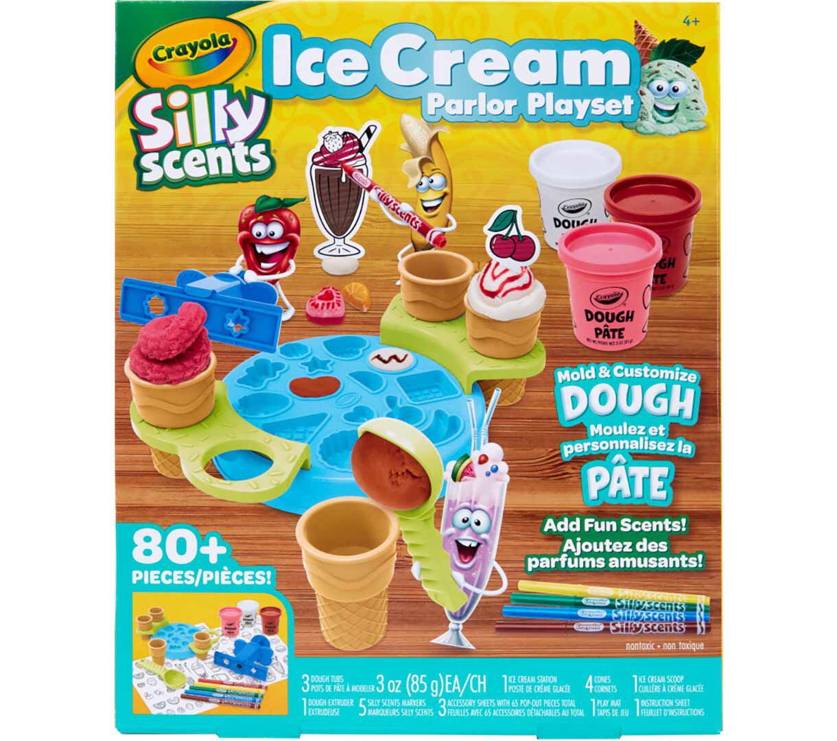 Crayola Silly Scents Ice Cream Toy Playset for Kids Crayola
