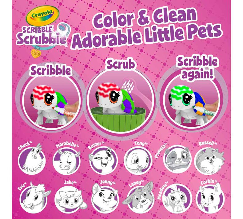 Scribble Scrubbie Pets Mega Pack, Crayola.com