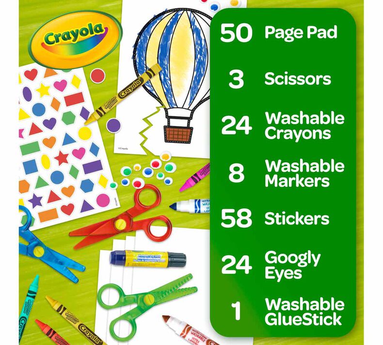 Toddler Safety Scissor Skills Activity Kit, Crayola.com