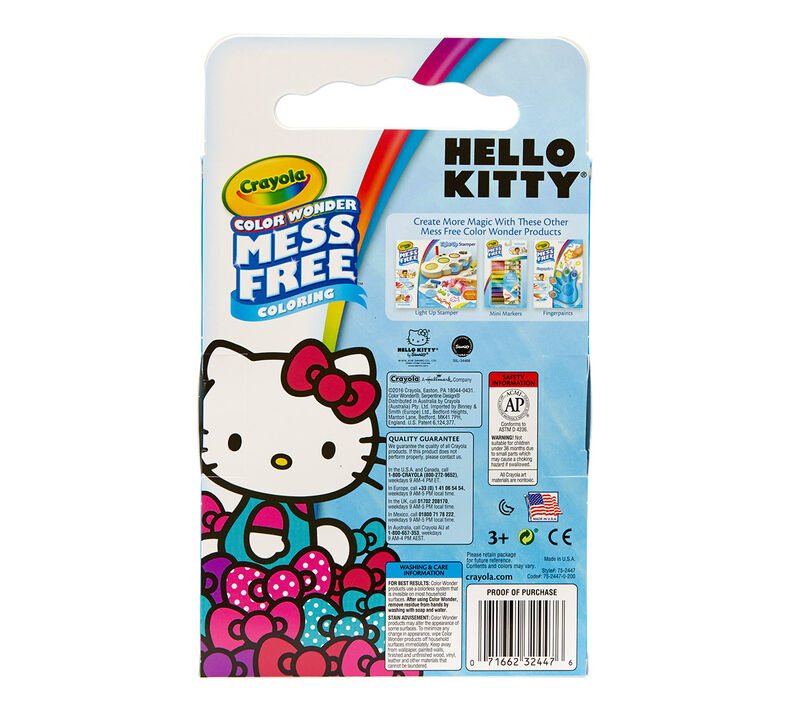Color Wonder Mess Free Coloring Pad & Markers, Hello Kitty