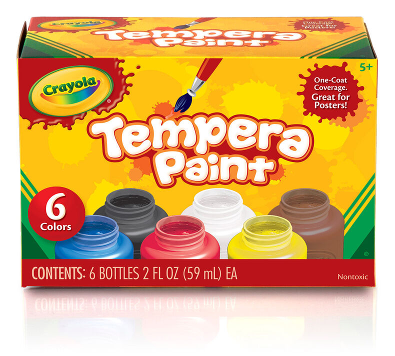 Tempera Paint set-6 count