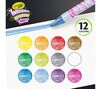 Twistable Colored Pencils, Bold & Bright, 12 count color swatches. 