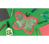 Camp Craft Box Summer Camp for 2 kids glitter glue suncatcher butterfly completed craft