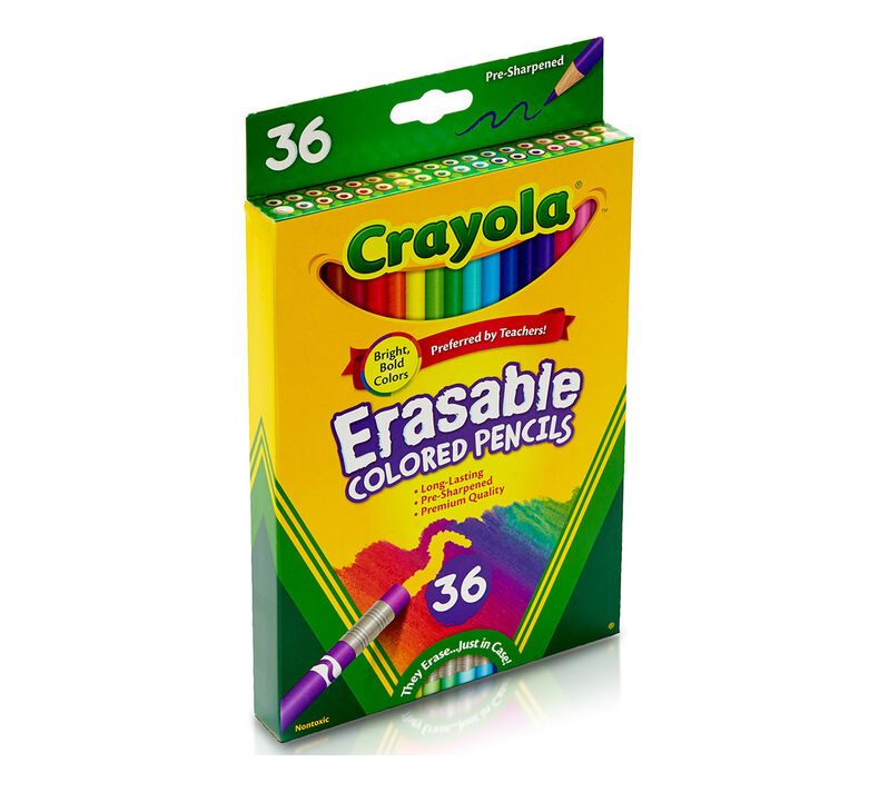 Erasable Colored Pencils, 36 Count