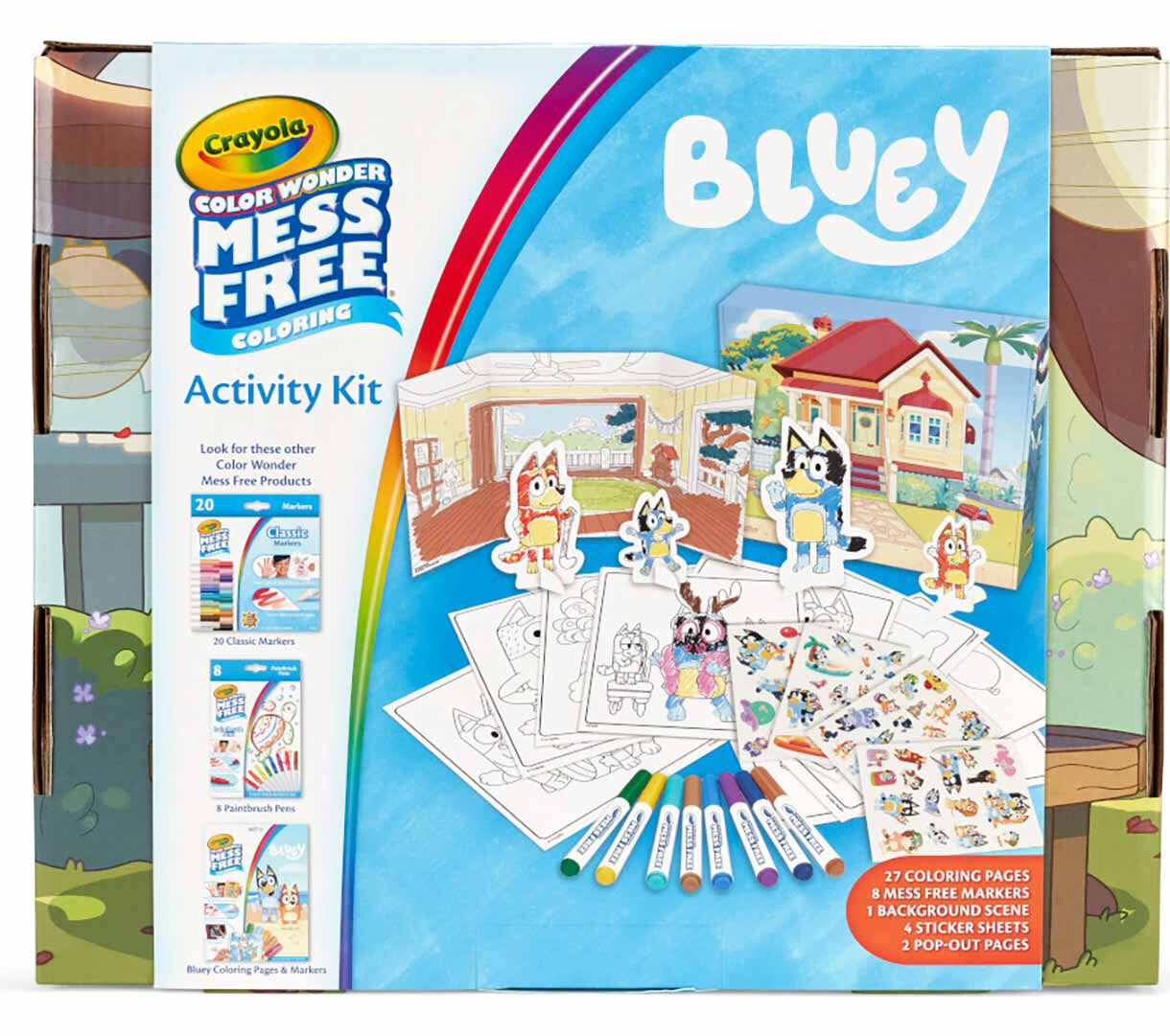 Bluey Color Wonder Mess Free Activity Kit | Crayola Bluey Color Wonder Mess Free Activity Kit | Crayola