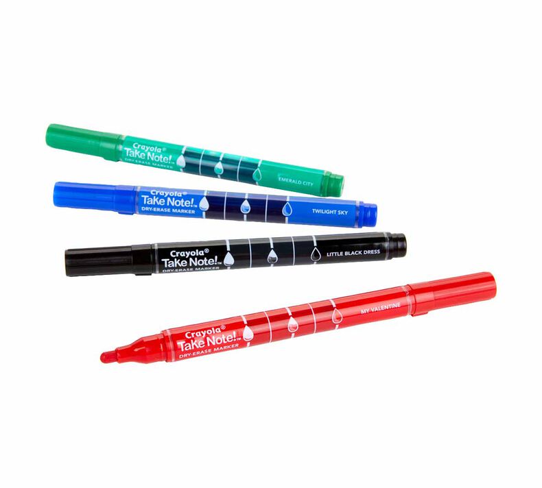 Take Note Dry Erase Markers, 12 Count, Crayola.com