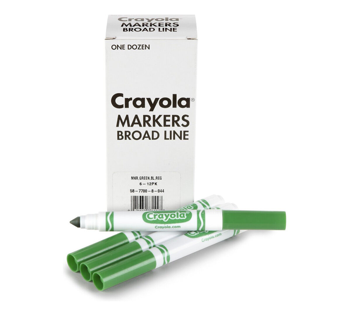 Crayola Green Markers Broad Line Markers 12 Count