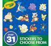 Pokemon Coloring Art Case, Squirtle 31 stickers to choose from. 