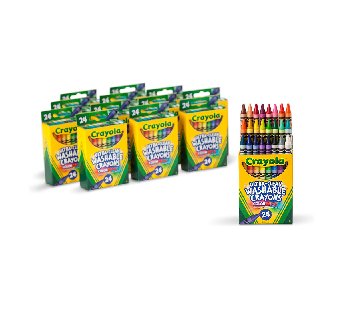 Bulk Crayons Pack, 12 boxes of 24 count Crayola