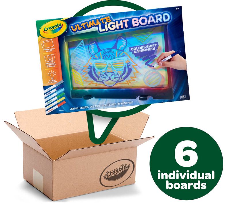 Ultimate Light Board with Special Effects Bulk Case, 6 Individual Light Boards