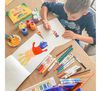 Child painting with Painting Paper Pad