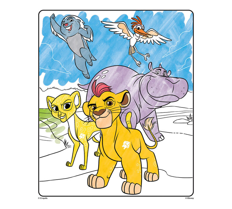 Color Wonder Mess Free Lion Guard Coloring Pages