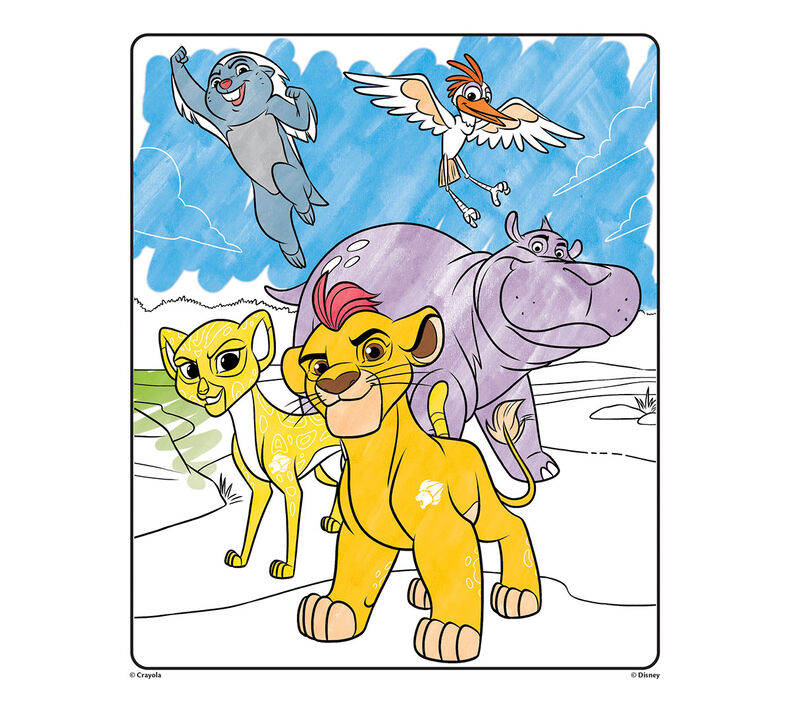 Color Wonder Mess Free Coloring Lion Guard Crayola Com Crayola