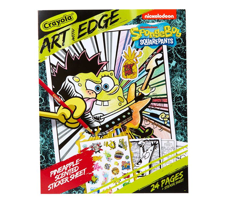 Art With Edge, Nickelodeon SpongeBob Squarepants Coloring Pages
