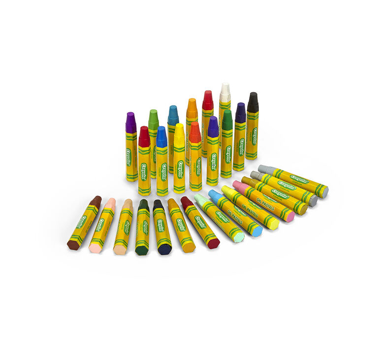 Crayola Oil Pastels - Assorted Colors, Set of 28
