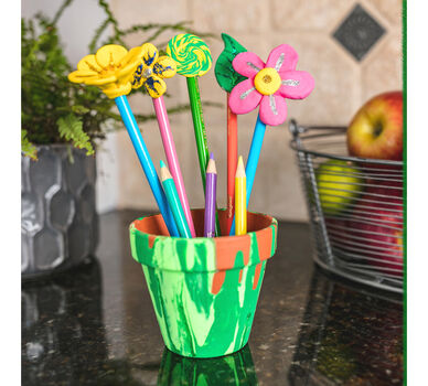 diy spring pencil topper craft kit crayola com