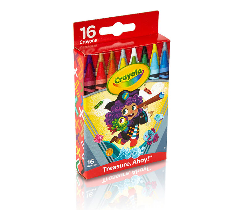 Pirate Crayons, 16 Count