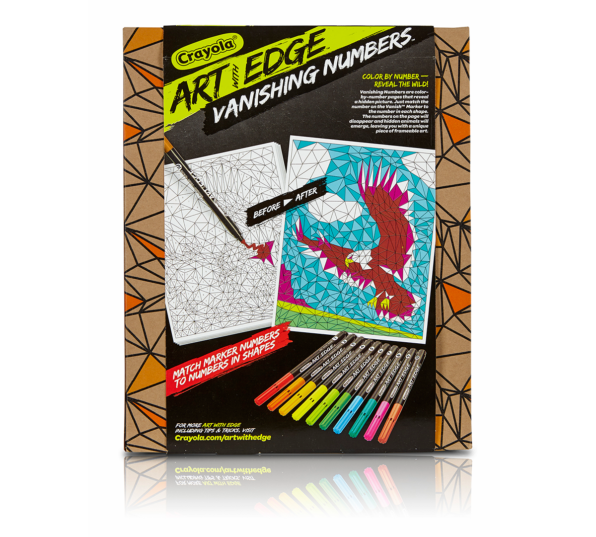 Crayola Color by Number Vanishing Numbers Gift Animal Coloring Pages 