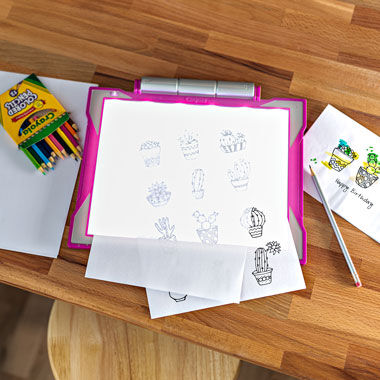 Crayola light up tracing pad pink store