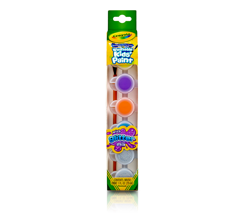 Washable Kids Paint with Glitter Mix | Crayola