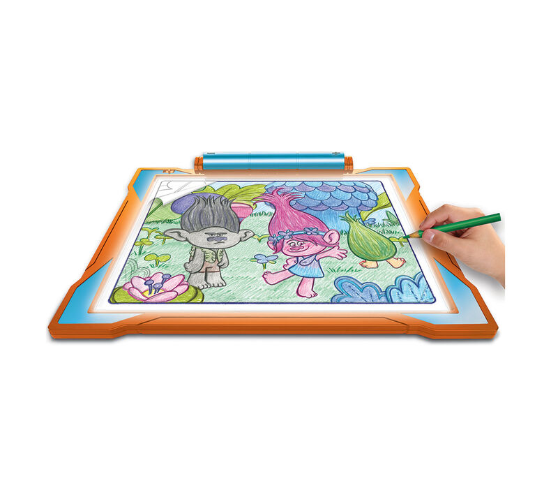 Crayola Trolls Light-Up Tracing Pad Coloring Board for Kids Gift Toys for