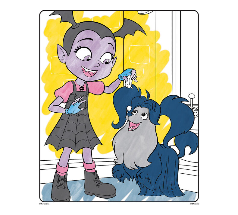 Color Wonder Mess Free Refill Book, Vampirina