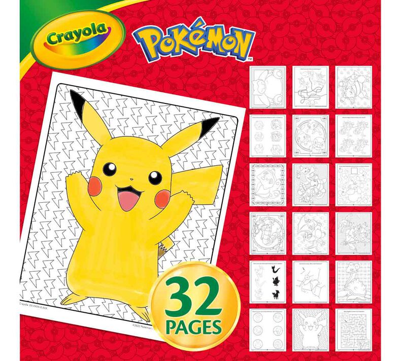 Pokémon Color and Sticker Activity Set with Markers