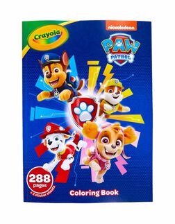 Paw Patrol Coloring Book, 288 pages front view